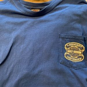 Harley Davidson short sleeve t-shirt with pocket. Size 2XL.